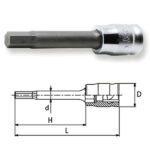 Koken-Z-series 2010MZ系列 1/4″分頭公制六角匙套筒(1/4″六角匙卜) - Image 4