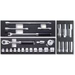 Koken-Z-series 3285Z 3/8"分頭公制長短套裝附火星塞(3/8"Z系列特短卜士連火咀卜套裝) - Image 2