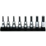 Koken-Z-series RS3010MZ系列 3/8"分頭公制六角匙套筒組連磁石底座(3/8"一條龍六角匙卜套裝) - Image 2